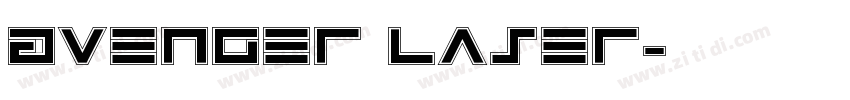 Avenger Laser字体转换